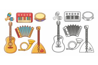 Download Musical Toy. Design Elements Set - Premium Resources
