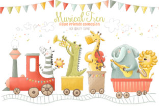 Download Musical Animals Tren Orchestra Clip Art - Premium Resources