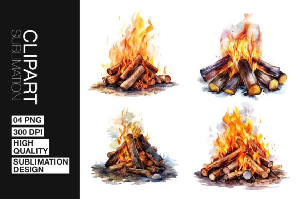 Download Campfire Flame Art Clipart PNG - Fire Collection